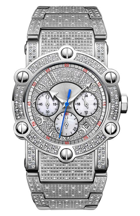 The Phantom Diamond Encrusted Bracelet Watch, 42mm - 2.00 ctw