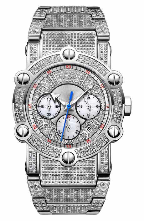 JBW The Phantom Diamond Encrusted Bracelet Watch, 42mm - 2.00 ctw