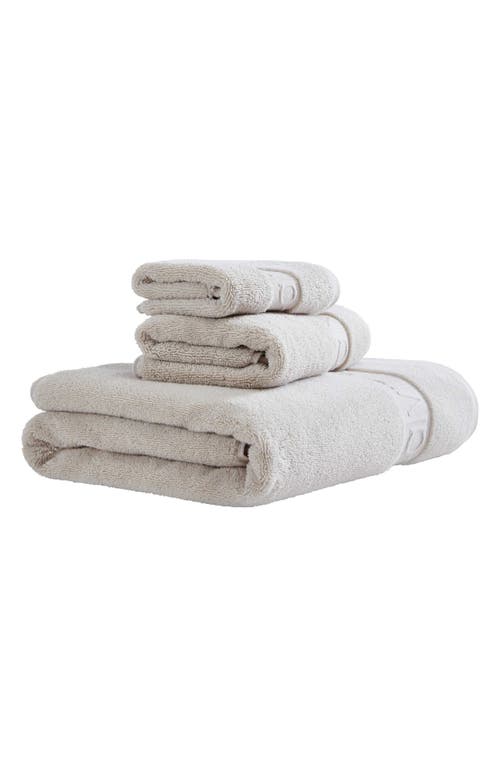 Calvin Klein Home Iconic 3-piece Towel Set In Neutral