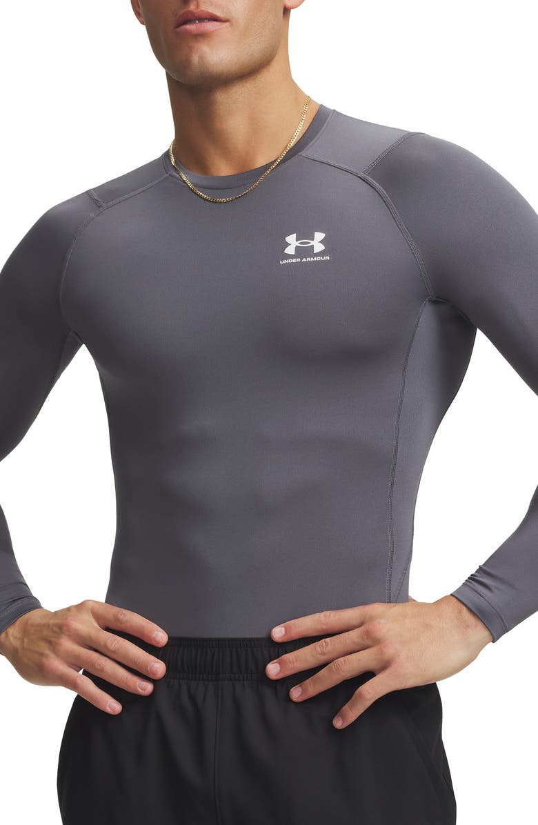 Under Armour HeatGear<sup>®</sup> Compression Long Sleeve Top, Main, color, 