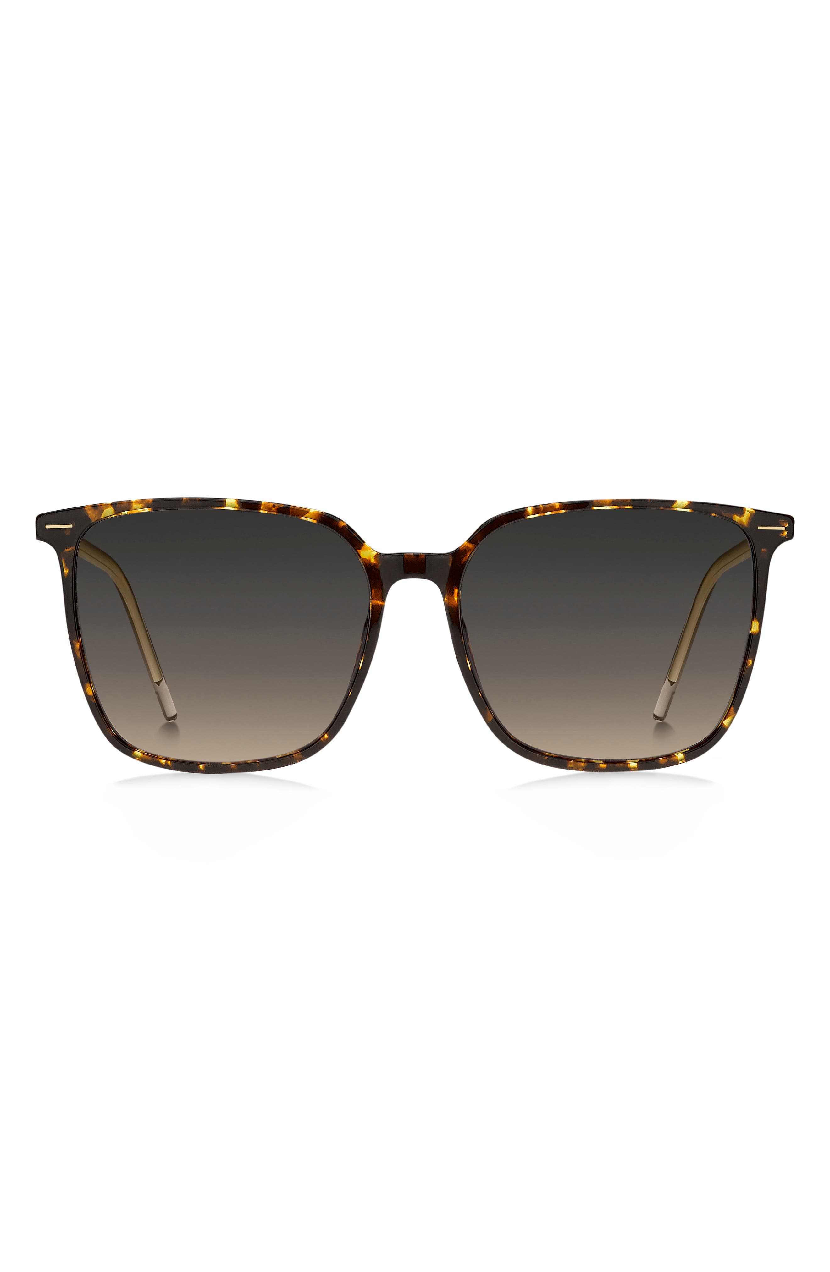 BOSS 57mm Rectangular Sunglasses