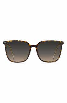 BOSS 57mm Rectangular Sunglasses