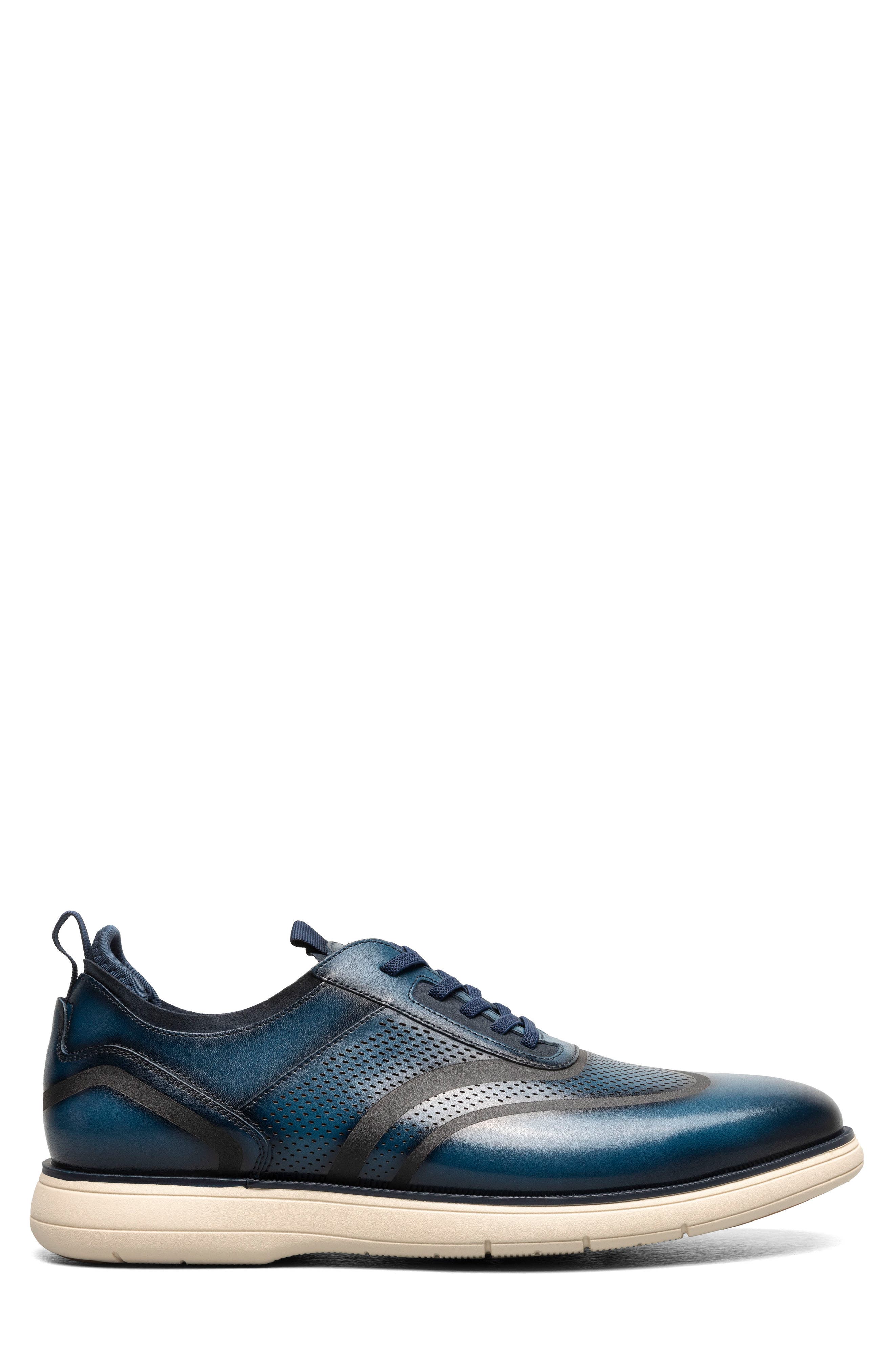 Edgewood Wingtip Sneaker, Alternate, color, BLUE