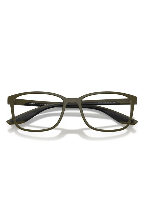 Prada Linea Rossa 55mm Pillow Optical Glasses