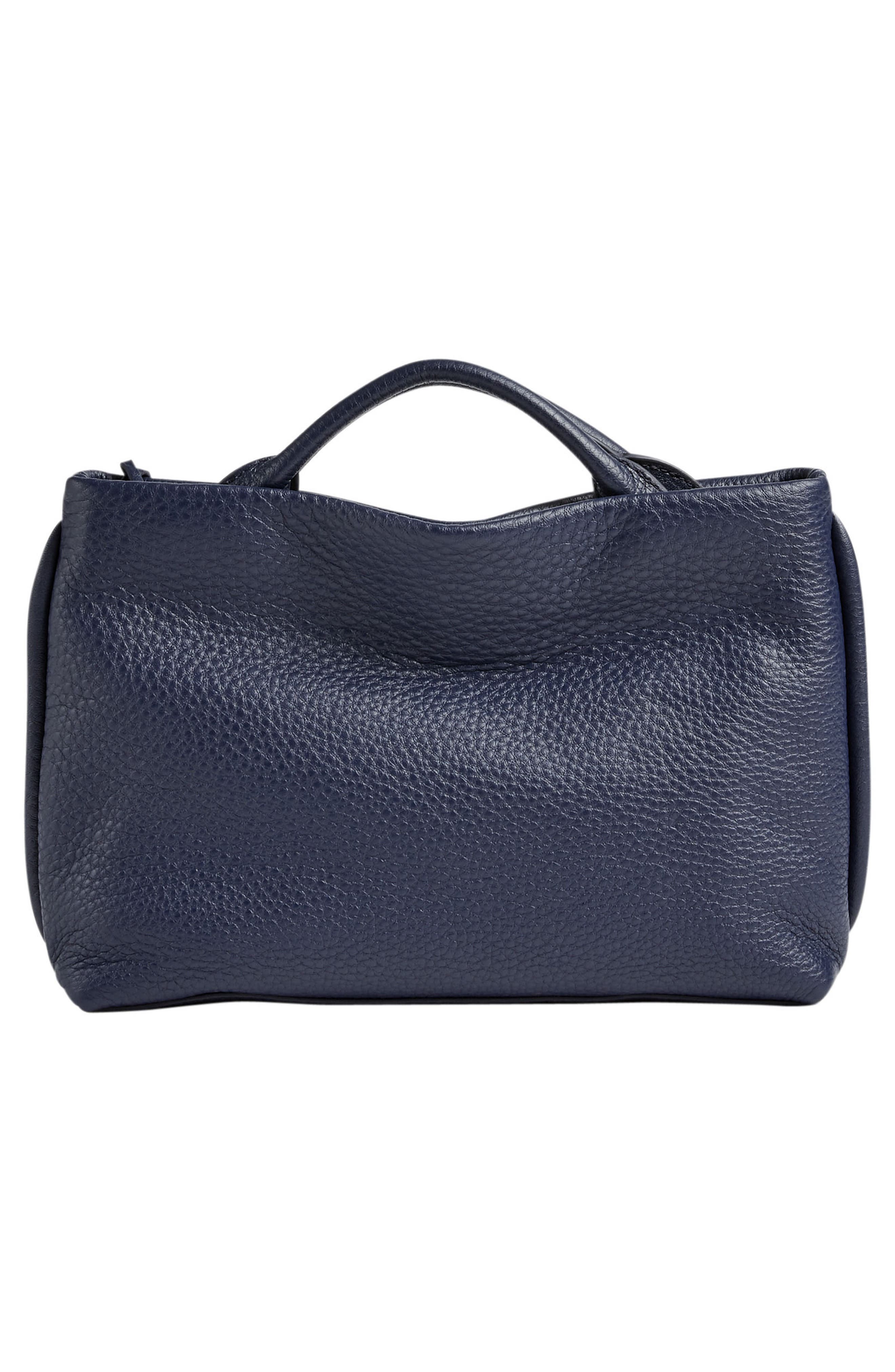 Skagen Mikkeline Mini Leather Satchel, Alternate, color, 