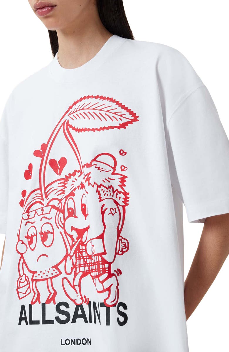 AllSaints Breakup Etta Oversize Graphic T-Shirt, Alternate, color, 