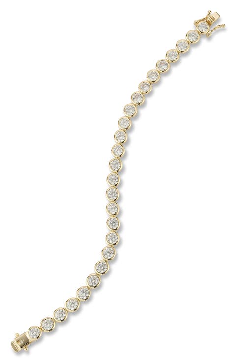 Bezel Tennis Bracelet