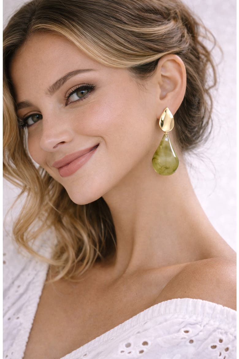 Avelina Statement Drop Earrings, Alternate, color, GOLD