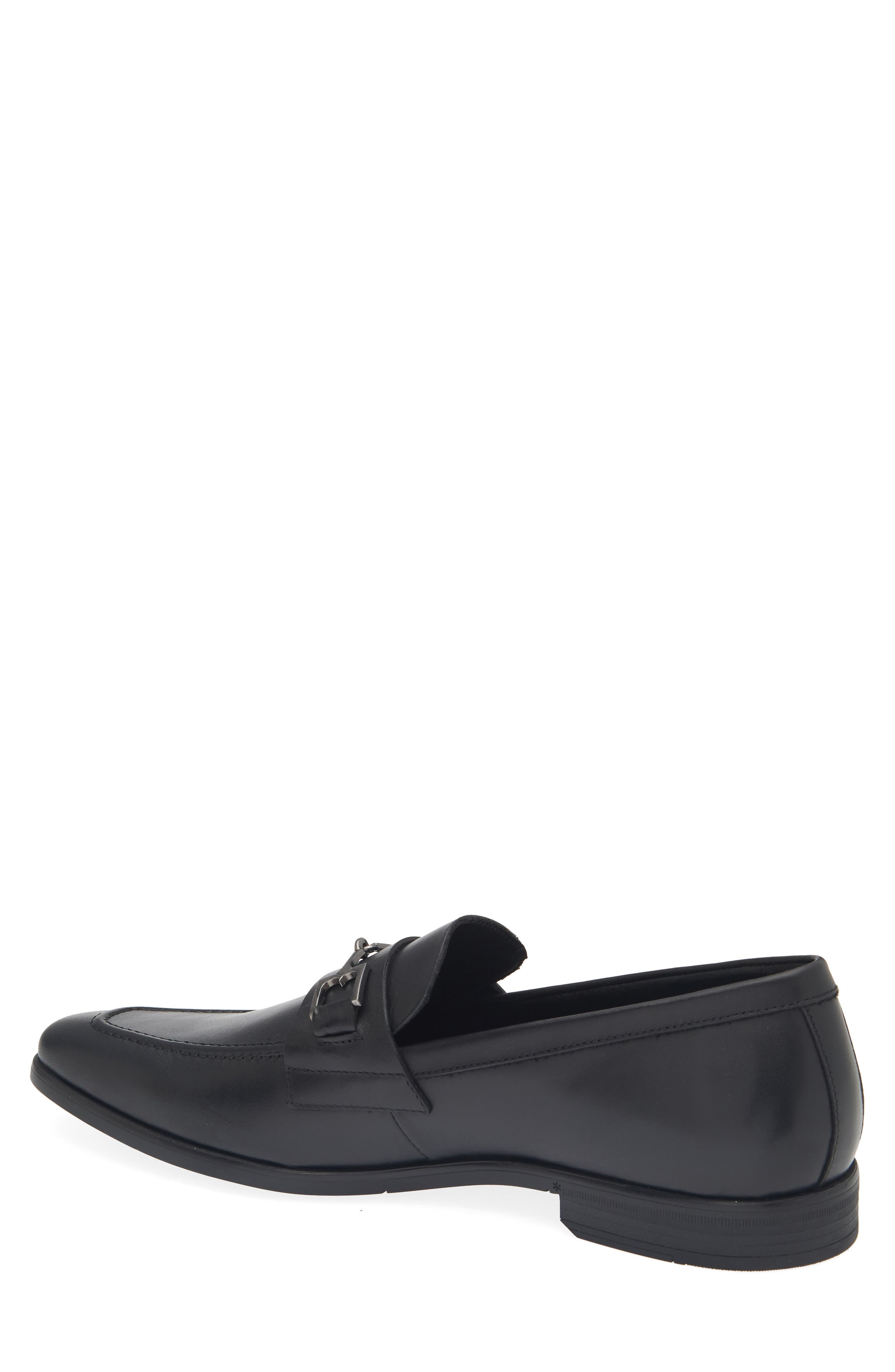 Bruno Magli Pacoal Bit Loafer, Alternate, color, Black Leather