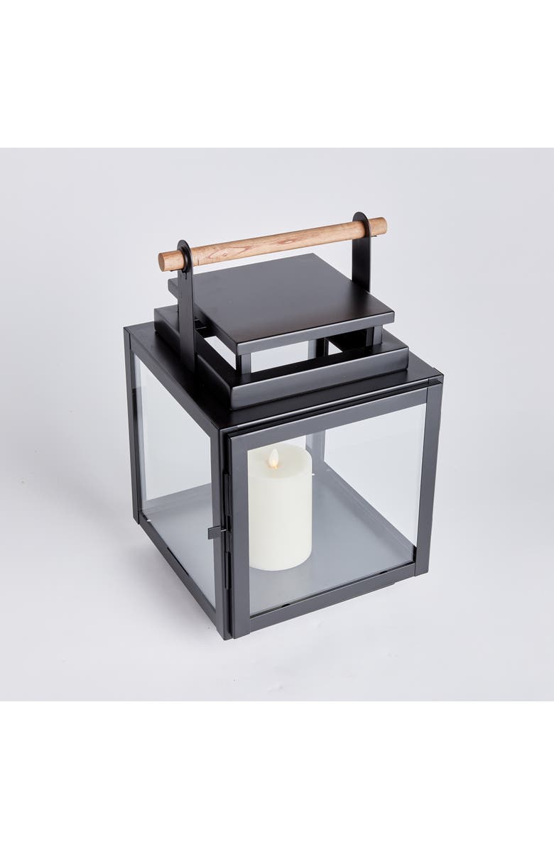 Napa Home & Garden Adwin Outdoor Lantern, Alternate, color, Black