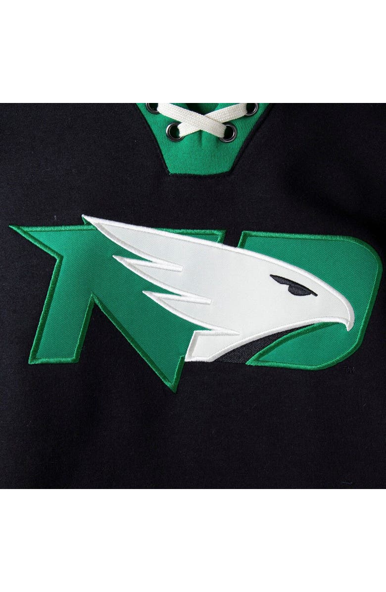 COLOSSEUM Men's Colosseum Black North Dakota 2.0 Lace-Up Pullover Hoodie, Alternate, color, 