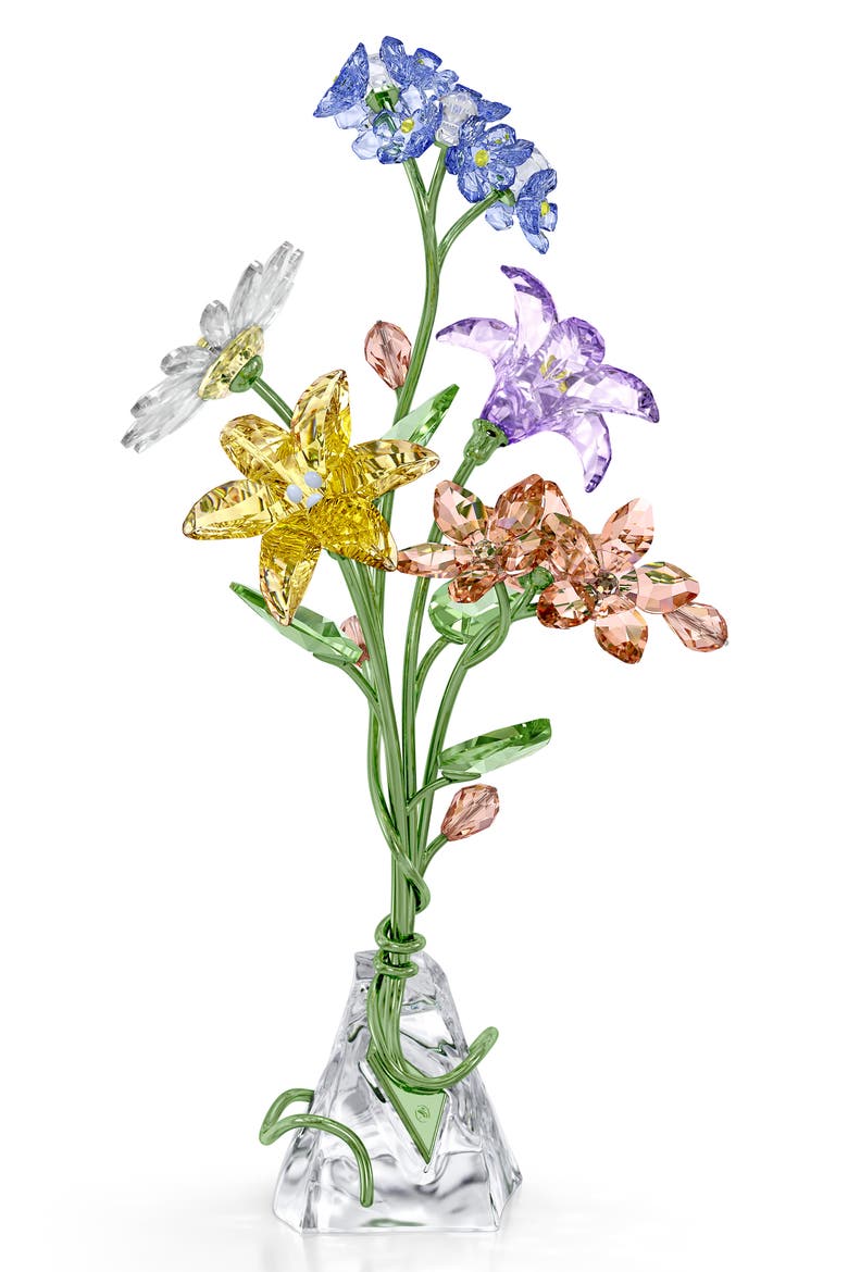 Florere Bouquet Crystal Figurine, Alternate, color, MULTICOLORED