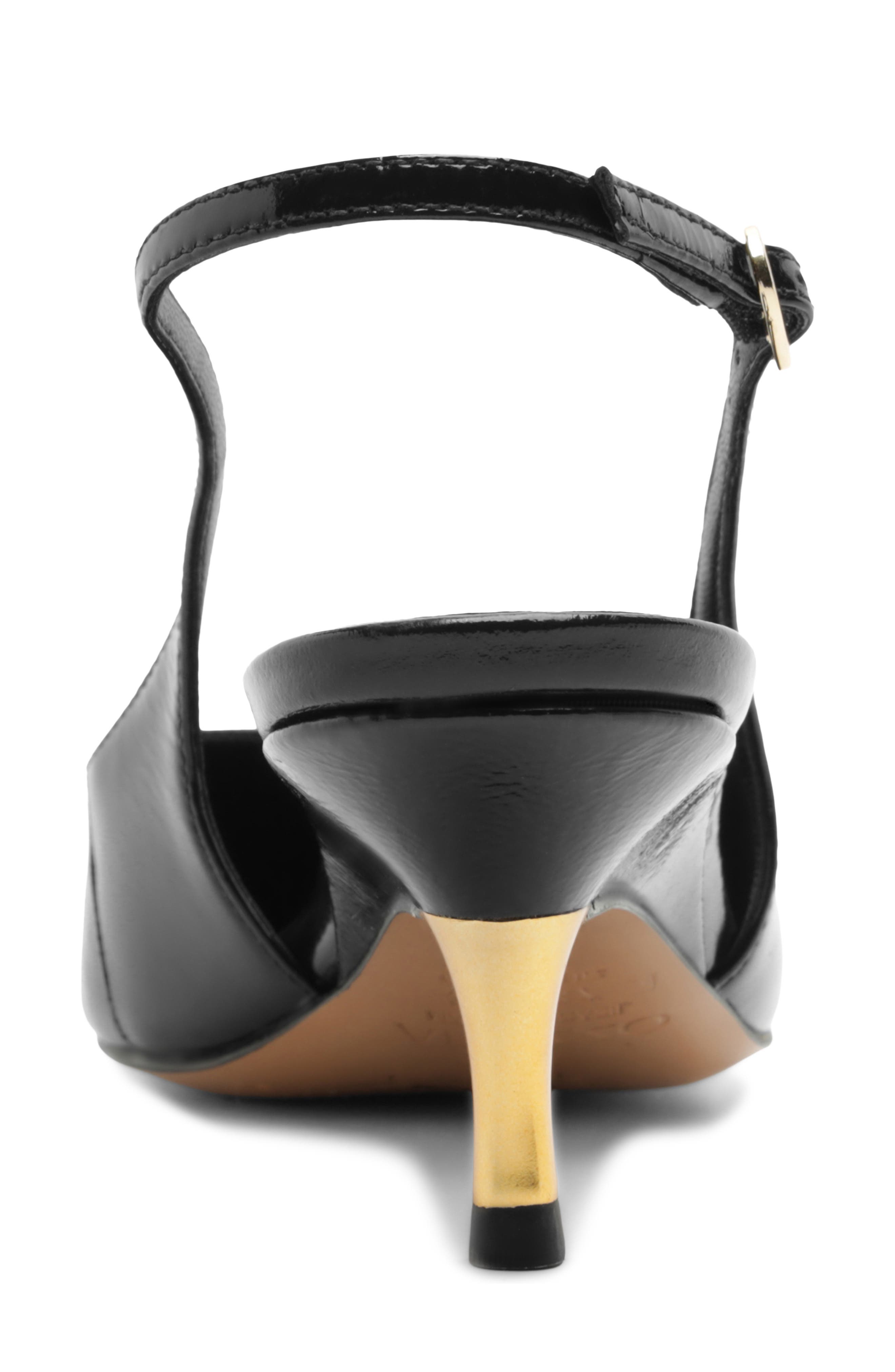 Rosie Slingback Pump, Alternate, color, BLACK