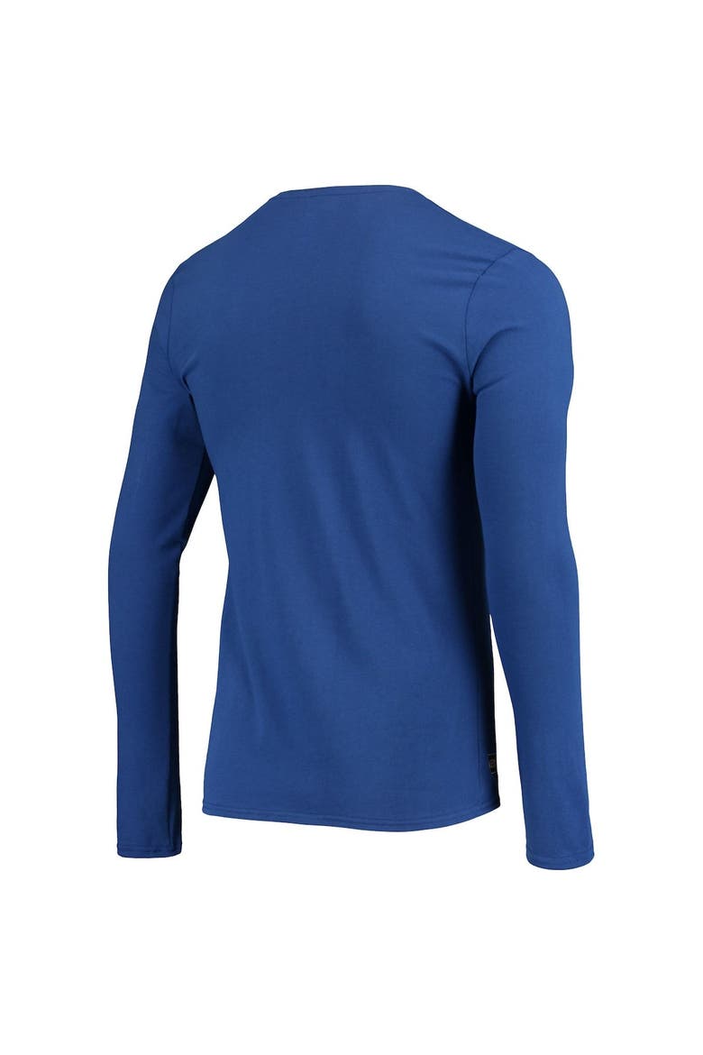 Men's New Era Royal Los Angeles Rams Combine Authentic Static Abbreviation Long Sleeve T-Shirt, Alternate, color, Royal
