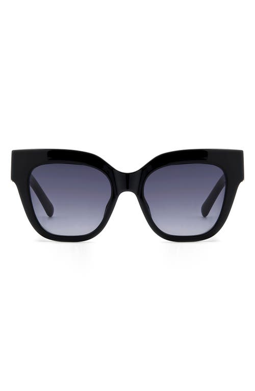 Fossil 51mm Gradient Cat Eye Sunglasses in Black/Dark Grey Sf  product