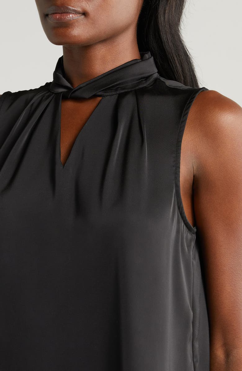 Halogen<sup>®</sup> Twist Neck Sleeveless Blouse, Alternate, color, 