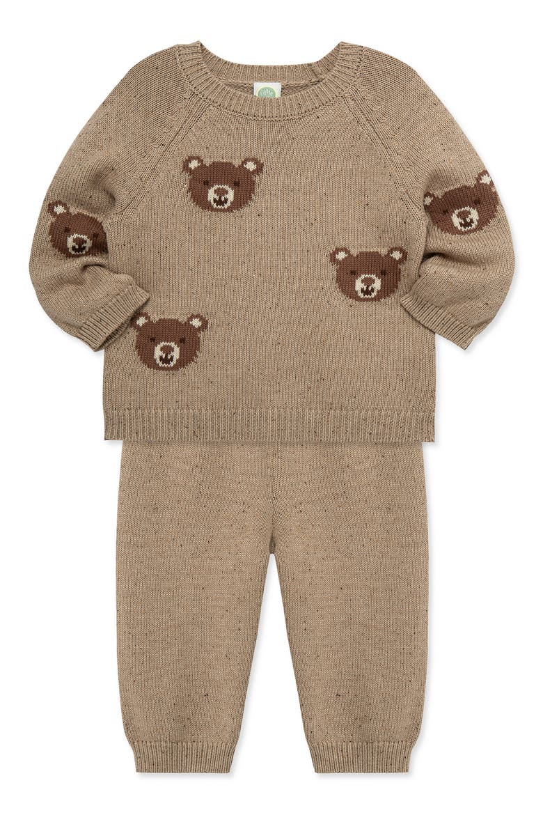 Kids' Bear Sweater & Pants Set, Alternate, color, TAN