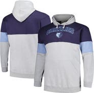 FANATICS Men's Fanatics Branded Navy/Light Blue Memphis Grizzlies Big & Tall Pullover Hoodie