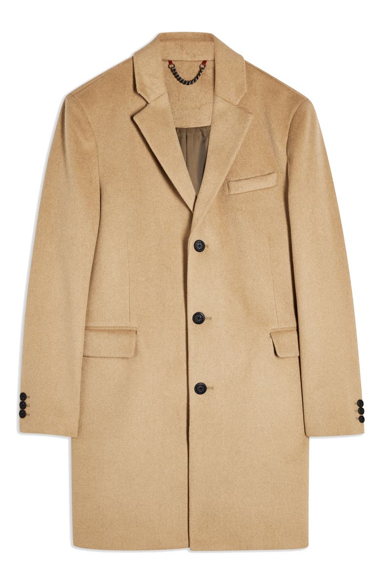 Topman Scott Overcoat, Alternate, color, 