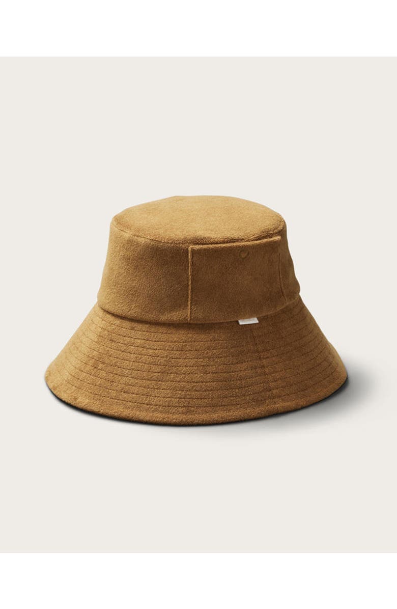 Hemlock Marina Wide Brim Bucket Hat, Main, color, Coyote Brown