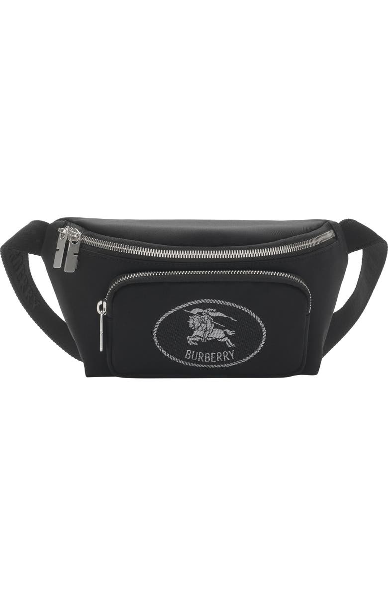 Burberry Small Orkney Belt Bag, Main, color, Black