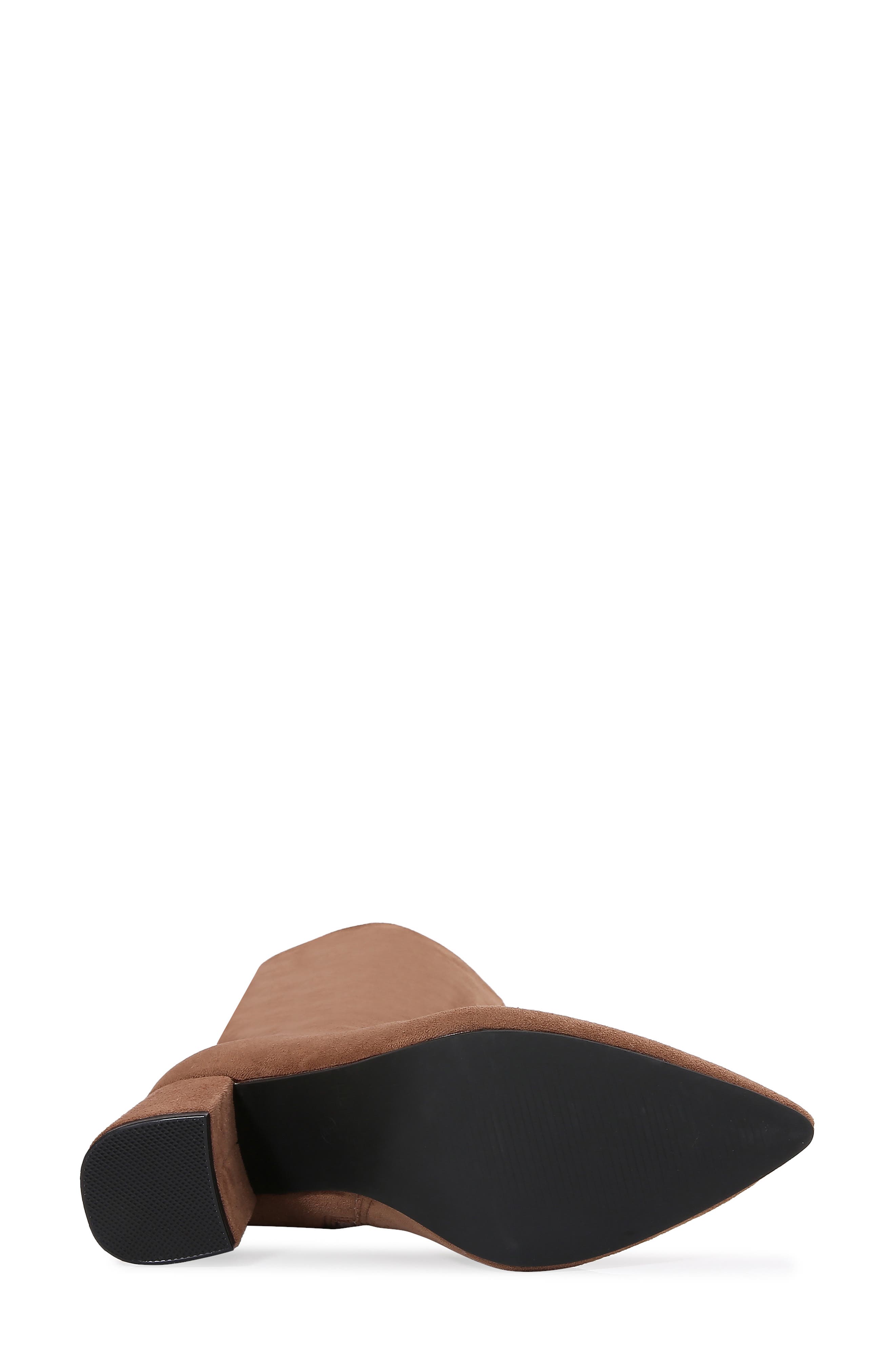 Faux Suede Knee High Boot, Alternate, color, CAMEL