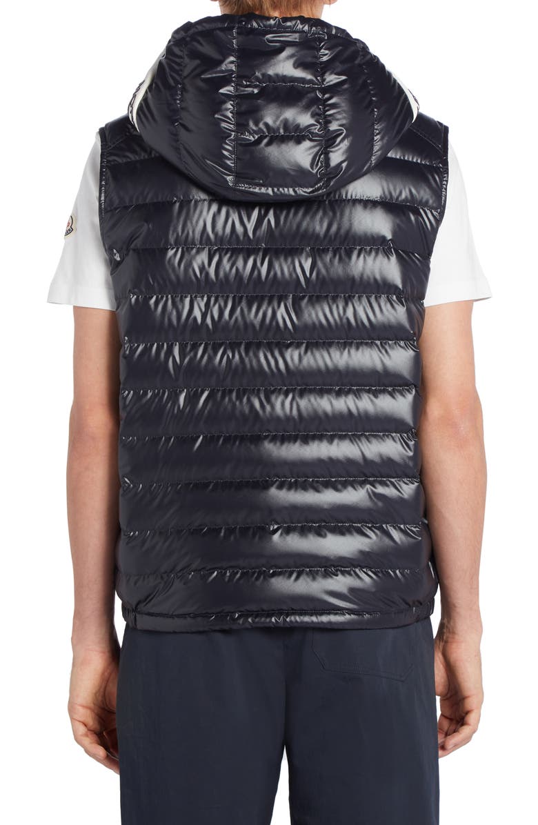 Moncler Clai Hooded Down Vest, Alternate, color, 