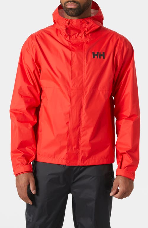Helly Hansen Loke 2.0 Waterproof Packable Jacket In Red