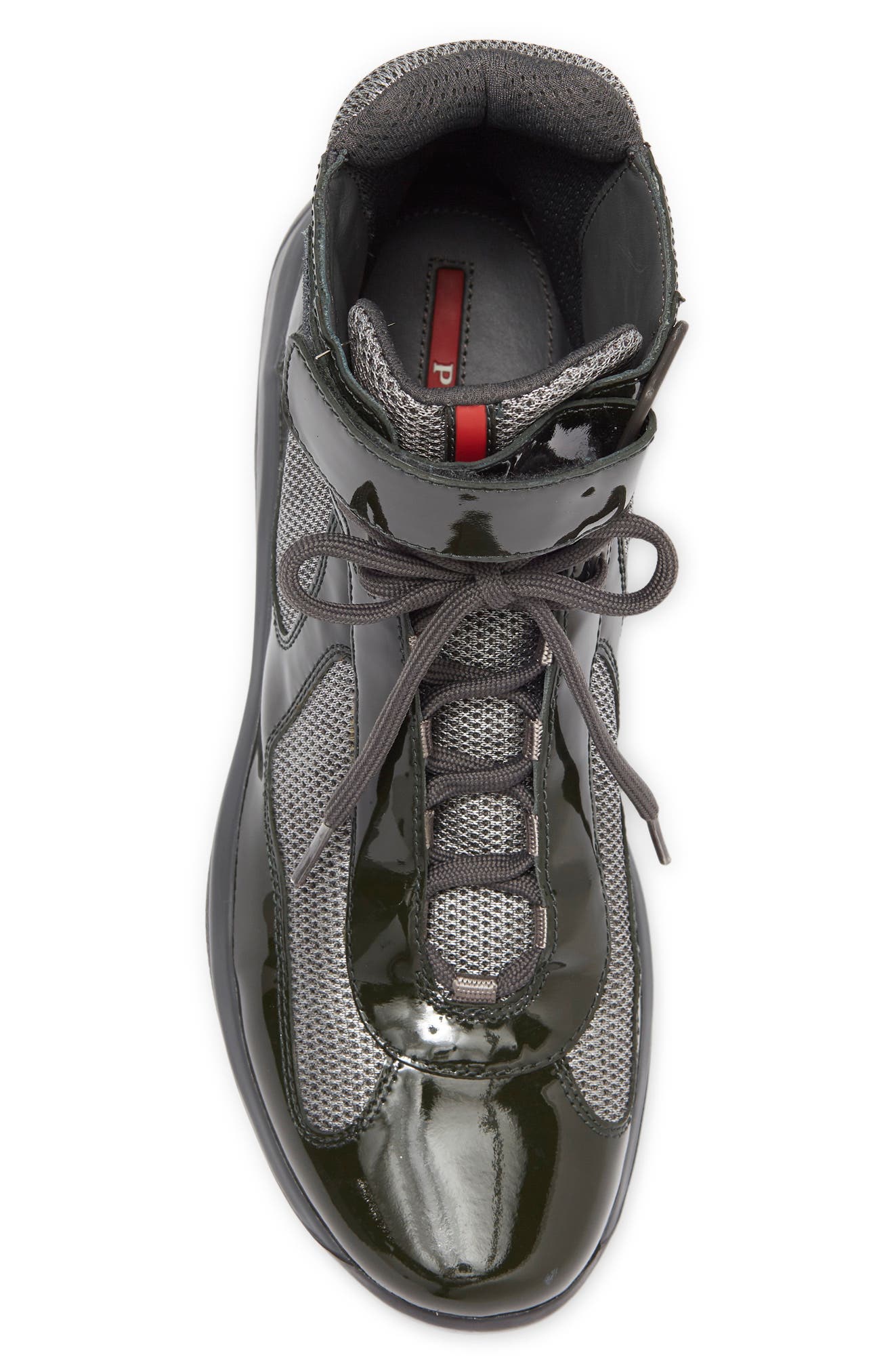 Prada 'Punta Ala' High Top Sneaker, Alternate, color, 