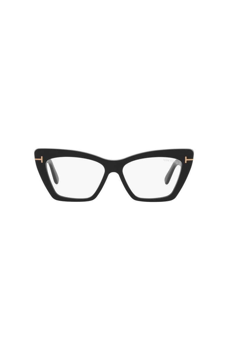 56mm Cat Eye optical glasses, Alternate, color, Black