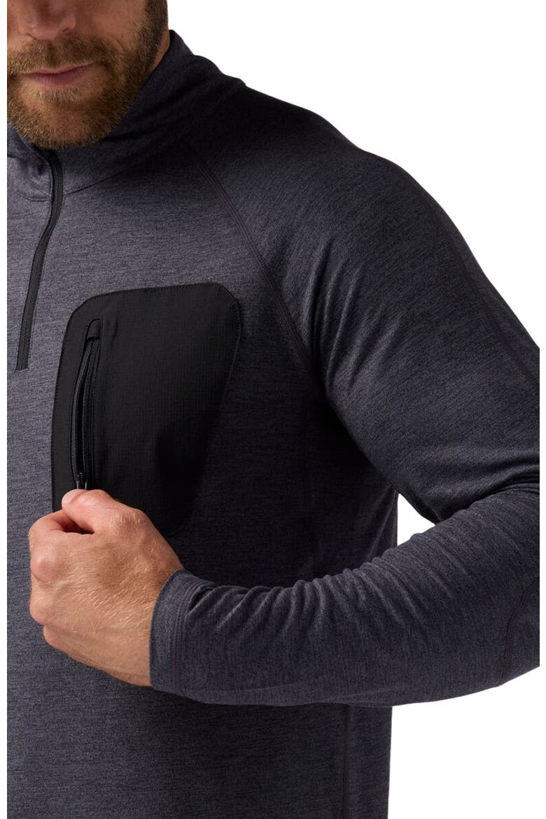 Destination 1/4-Zip Top - Men's, Alternate, color, Turbulence