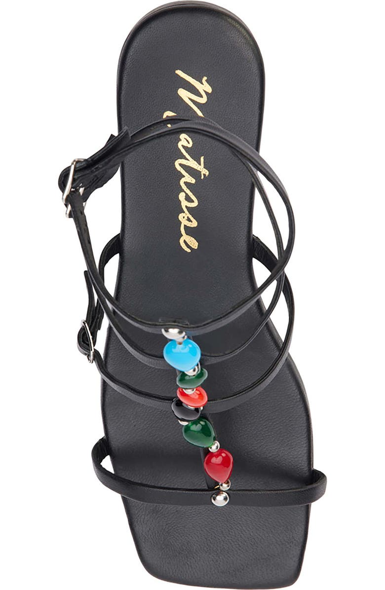 Matisse Verona Ankle Strap Sandal, Alternate, color, Black Leather