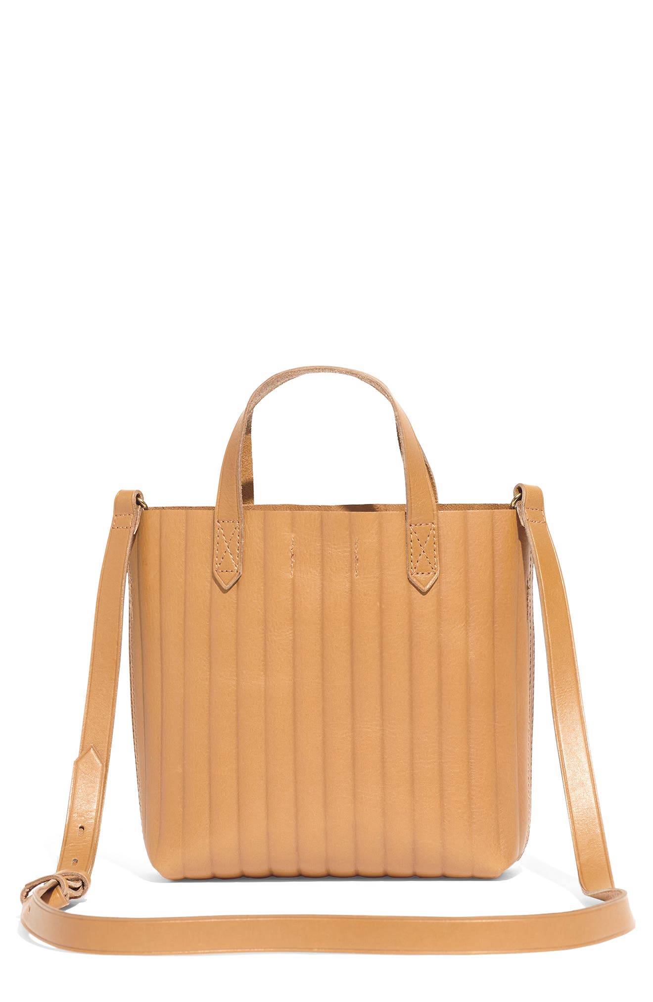Madewell The Mini Transport Crossbody: Bubble Pleat Edition, Main, color, 