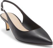Stuart Weitzman Dancer 50 Kitten Heel Slingback Pump
