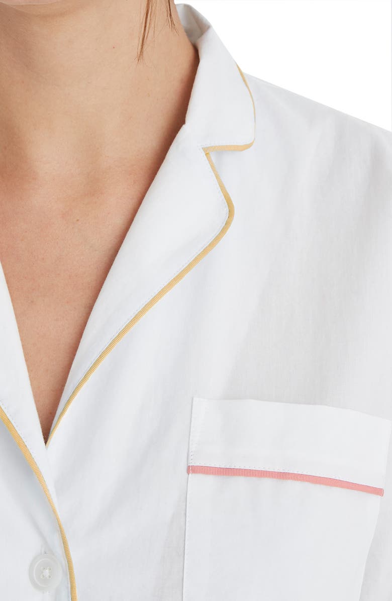 Madewell Tipped Bedtime Nightshirt, Alternate, color,