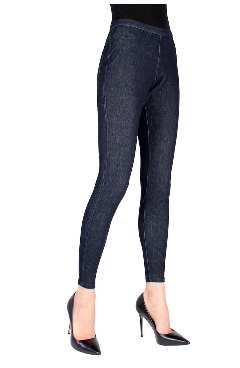 MeMoi Simple Leggings, Main, color, Blue