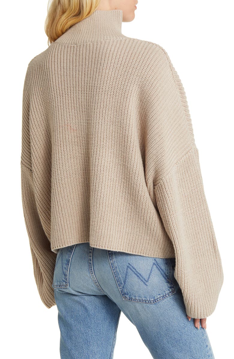 Topshop Drop Shoulder Sweater, Alternate, color,
