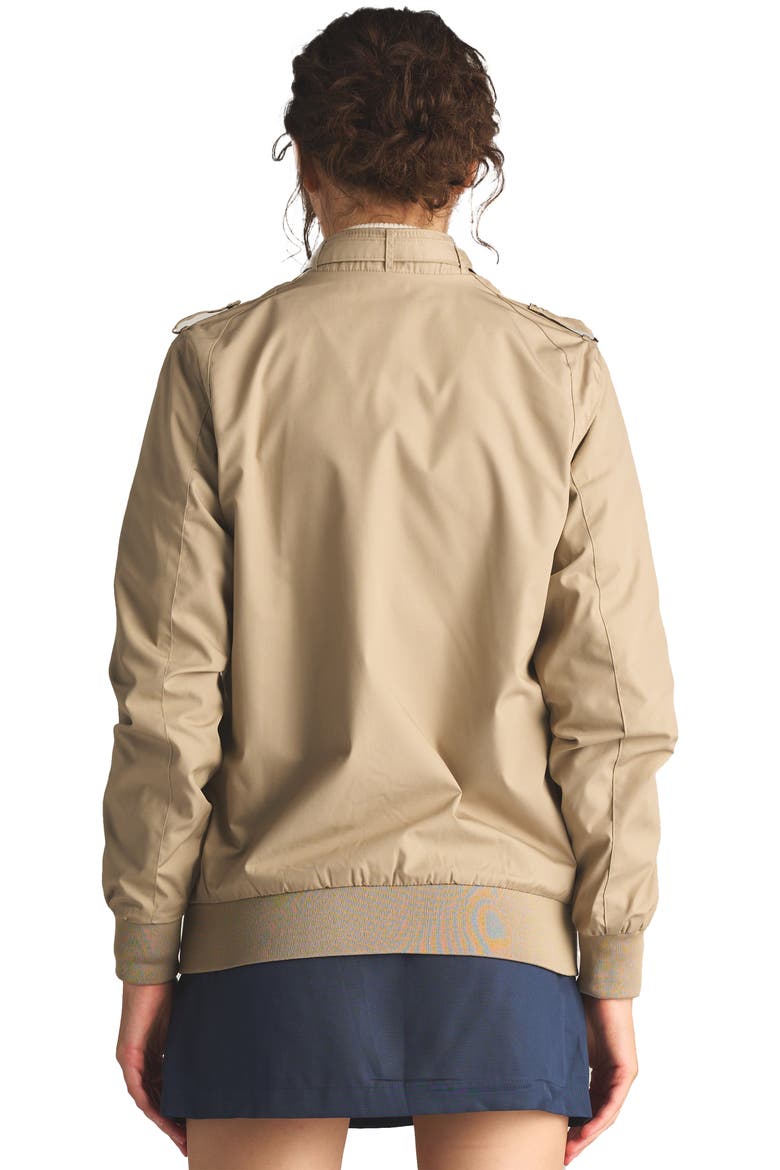 Classic Iconic Racer Jacket, Alternate, color, Khaki
