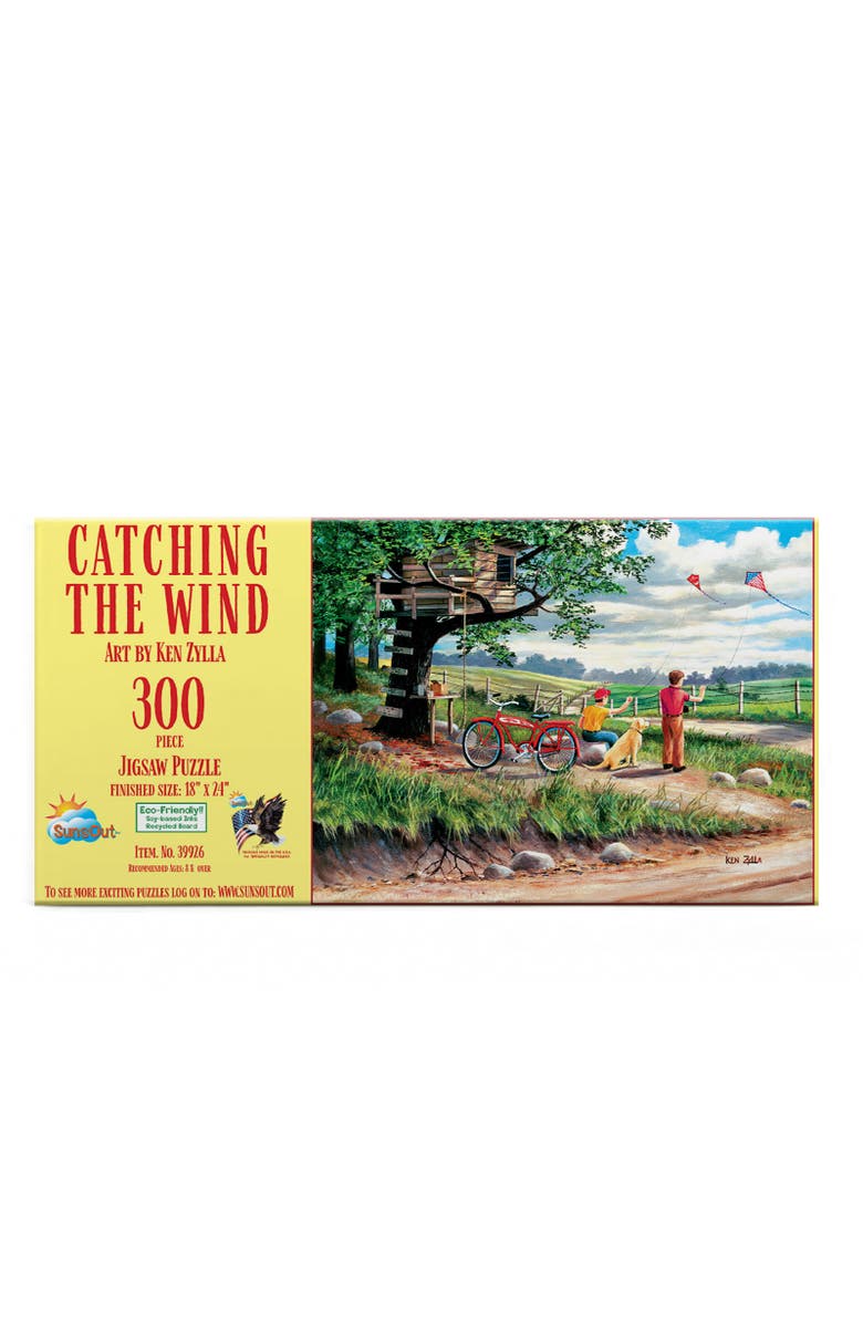Sunsout Catching the Wind 300 piece Jigsaw Puzzle for Adults, Alternate, color, Multicolor