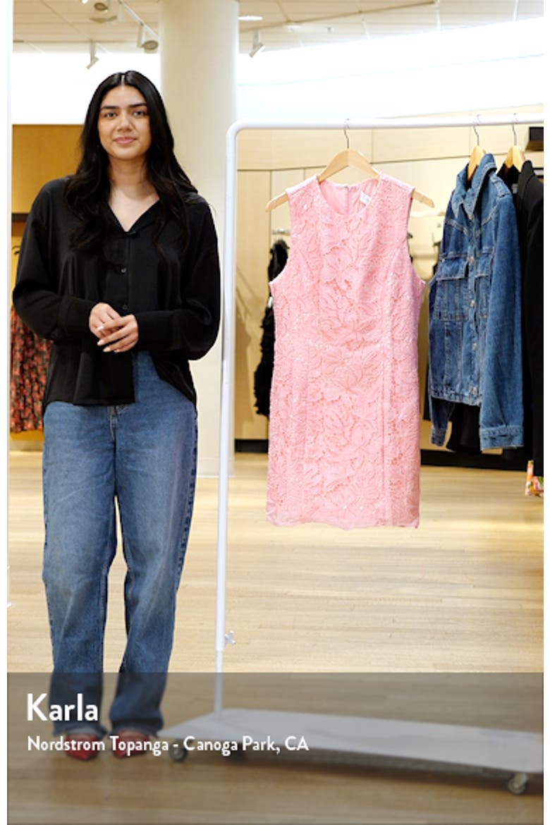 Sequin Lace Minidress video