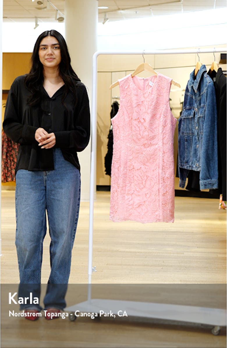 Sequin Lace Minidress, sales video thumbnail