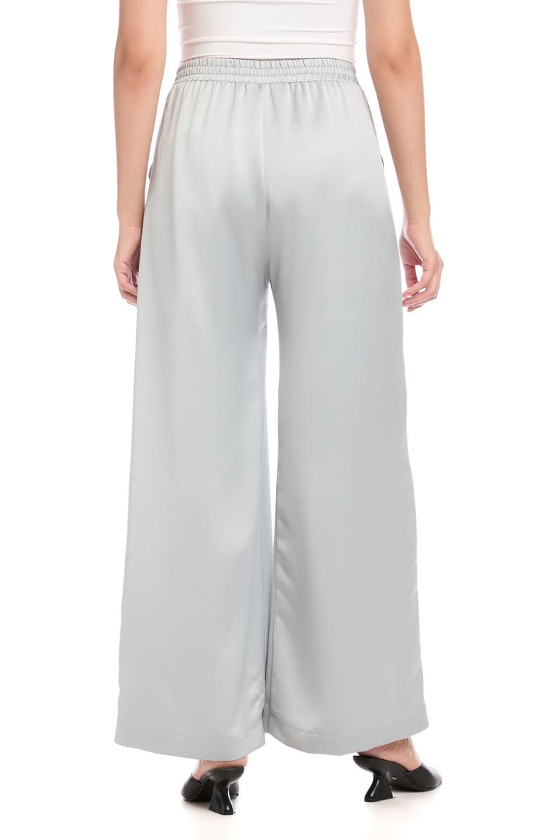 FIFTEEN TWENTY Wide Leg Satin Pants, Alternate, color,