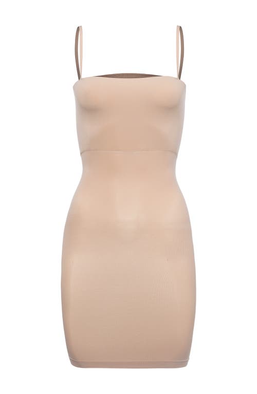 Noodyskin Seamless Forming Straps Dress In Nude