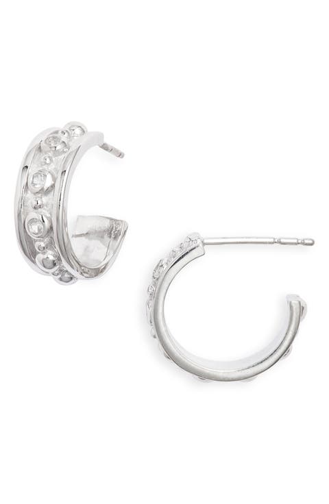 Dew Drop Méditerranée Hoop Earrings