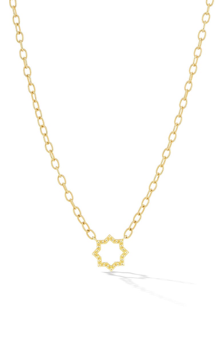 Orly Marcel 3mm Textured Chain with Foundation, Main, color, Gold