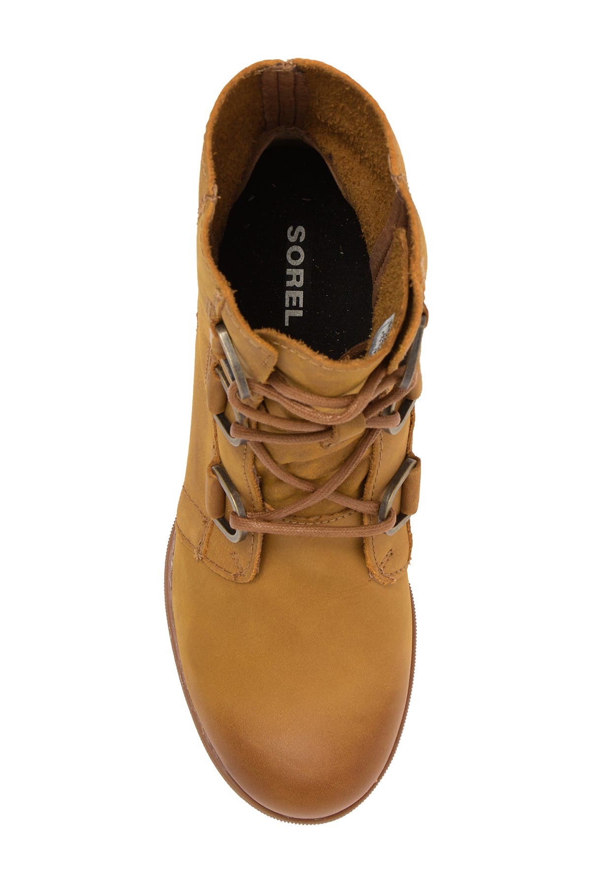 Joan of Arctic II Waterproof Wedge Boot, Alternate, color, CAMEL BROWN