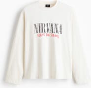 H&M Relaxed-Fit Long-Sleeved T-Shirt