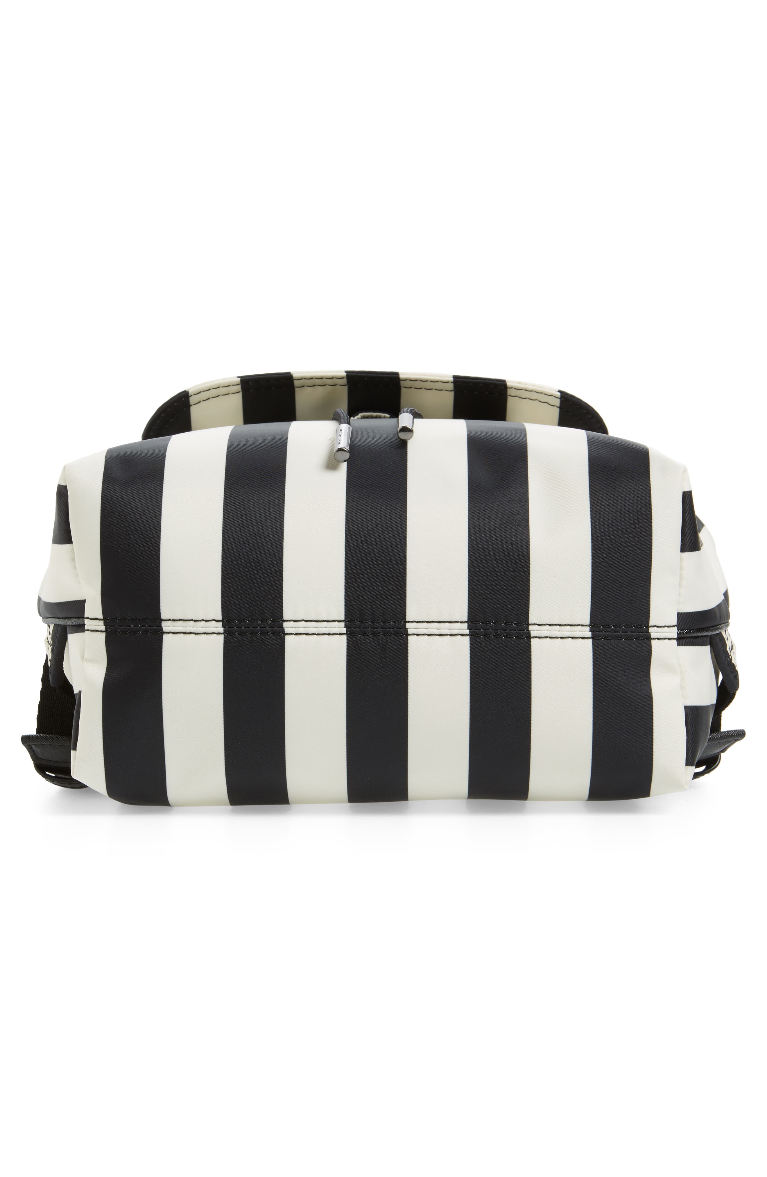 Striped Trooper Nylon Backpack, Alternate, color, BLACK MULTI