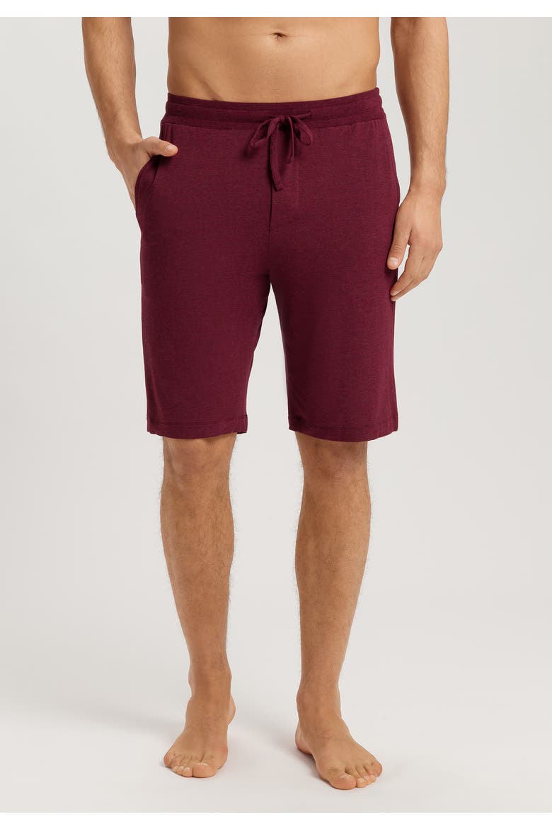Casuals Drawstring Shorts, Alternate, color, Cabernet Melange