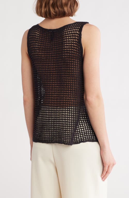 Eileen Fisher Sheer Organic Linen Sleeveless Sweater